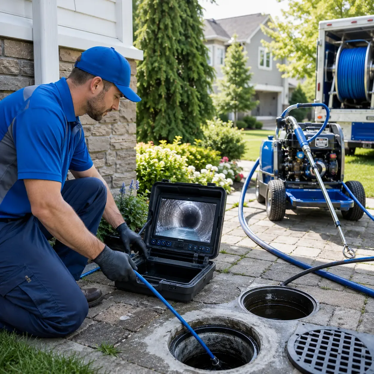 Outdoor drain cleaning professionals serving Gilbert, WV
