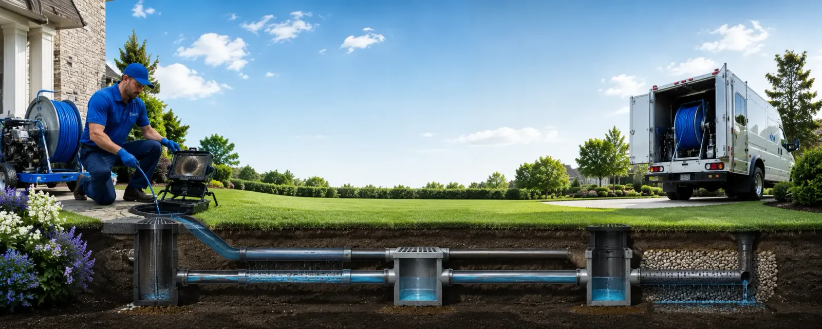 Outdoor drain cleaning information for Gilbert, WV